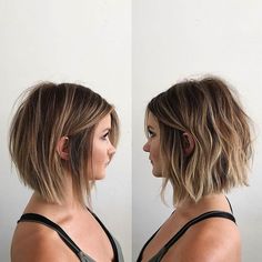 Layer Hair, Soft Layer, Mom Hair, Brunette Bob, Best Bob Haircuts, Modern Texture, Stacked Bob Haircut, Bob Haircut With Bangs