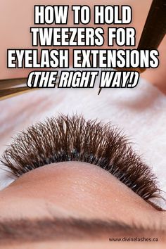 Being a lash stylist is more physically demanding than you’d think, and the way we hold our tweezers is very important. Step by step, I’ll explain how I grip my tweezers and how I position my hands so you can have an easy, pain-free lashing experience. Eyelash Extensions Classic, Lash Tweezers, Eyelash Extensions Styles, Beautiful Eyelashes, Best Lashes, Good Posture, For Lash, Lash Glue