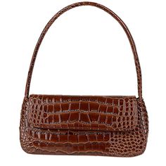 Style: trendy Style: women's shoulder bag Cortex features: crocodile leather Luggage trend style: shoulder bag Lining texture: PU Bag shape: horizontal square Opening method: zipper Popular elements: crocodile pattern Square Leather Shoulder Bag With Crocodile Pattern, Trendy Crocodile Pattern Shoulder Bag For Formal Occasions, Trendy Crocodile Pattern Shoulder Bag For Formal Events, Trendy Formal Shoulder Bag With Crocodile Pattern, Leather Baguette Bag With Crocodile Pattern For Everyday Use, Chic Leather Baguette Bag With Crocodile Pattern, Leather Baguette Bag With Crocodile Pattern, Brown Crocodile Pattern Rectangular Shoulder Bag, Trendy Brown Crocodile Pattern Shoulder Bag