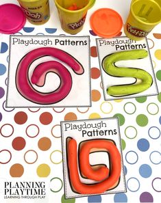 playdough patterns for the letter g