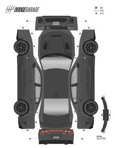 an overhead view of the top and bottom parts of a car, with measurements for each vehicle