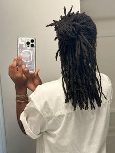 #locstyles #locs #locbun Beginners Locs Natural Hair, Beanie Over Locs, Brotherlocks Men, Long Loc Ponytail Styles, Boy Loc Hairstyles, Short Dreads Hairstyles, Locs And Hats, Long Dread Hairstyles, Men’s Locs