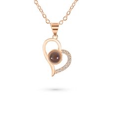 Eternity's Enchantment Photo Necklace - Elegant Eternity Elegant Round Pendant Locket Necklace For Mother's Day, Elegant Birthstone Locket Necklace Gift, Elegant Rose Gold Heart Locket Necklace, Elegant Rose Gold Locket Necklace For Valentine's Day, Valentine's Day Rose Gold Elegant Locket Necklace, Rose Gold Pendant Locket Necklace For Anniversary, Elegant Locket Necklace For Mother's Day, Rose Gold Jewelry For Valentine's Day Keepsake, Rose Gold Keepsake Jewelry For Valentine's Day