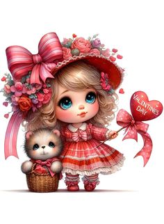 Discover our Valentine’s Day collection of art, showcasing romantic scenes, heart motifs, and pieces in vibrant reds, pinks, and whites. Bring a touch of love to your space today! 💖 Chibi Fairy, Precious Moments Coloring Pages, Hello Kit, Cartoons Png, Romantic Scenes, Pretty Animals, Cute Animals Images, Home Decor Color