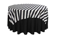 72 inch Square Satin Table Overlay Black and White Striped Wedding Table Overlays, Striped Tablecloths, Wedding Tablecloths, Table Overlays, Lace Table Runners, Party Table Cloth, Chair Sashes, Striped Table, Wedding Reception Tables