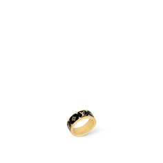 LOUIS VUITTON® - Nanogram Enamel Ring - Gold My Shopping List, Louis Vuitton Jewelry, Contemporary Ring, Louis Vuitton Accessories, Louis Vuitton Official, Enamel Ring, Ring Gold, Accessories Jewelry, Signature Style