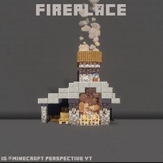 Minecraft Fireplace, Minecraft Banner Designs, Minecraft Interior Design, Minecraft Banners, Minecraft Castle, Minecraft Room, Minecraft Furniture, Minecraft Funny