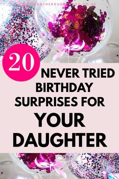 Surprise birthday gift ideas for your daughter on her birthday, gift ideas she will love Daughter Birthday Gifts From Mom, Creative Birthday Surprises, Birthday Surprise For Daughter, 18th Surprise Birthday Ideas, Surprise 16 Birthday Ideas, Birthday Gifts For Adult Daughters, Diy Gift For Daughter, 21st Birthday Ideas For Daughter, Daughter 18th Birthday Gift Ideas