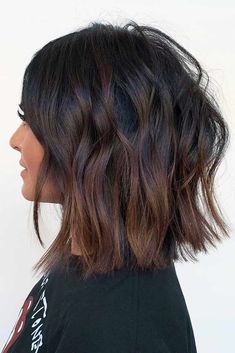 The Right Face-Flattering Haircuts To Beautify All Face Shapes ★ Medium Length Hairstyles, All Face Shapes, Haircut Types, Face Shape Hairstyles, Ombre Hair Color, Dark Brown Hair, Shoulder Length Hair, Haircut Ideas