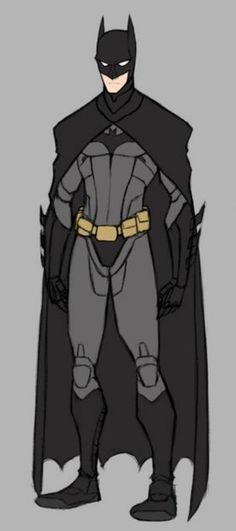 a drawing of the batman in his costume