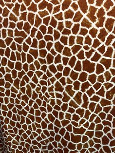 a giraffe print area rug in brown and white