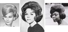 Women's 1960s Hairstyles: An Overview - Hair & Makeup Artist Handbook Mod Hairstyles, 1960’s Hair, 1960s Hairstyles, 1960's Hairstyles, 1960 Hairstyles, Vintage Hairstyles For Long Hair, Vintage Hairstyles Tutorial, 1960s Hair, 60s Hair