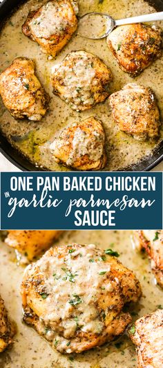 one pan baked chicken parmesan sauce is the perfect side dish for any meal