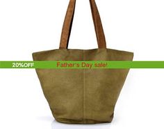 Check out Sale!!! Distressed Leather Tote bag - Green Leather Brown Leather Shoulder Bag, Handmade by Limor Galili on limorgalili Green Leather-lined Tote Shoulder Bag, Green Tote Shoulder Bag With Leather Lining, Green Leather Lined Tote Shoulder Bag, Canvas Tote Bag With Leather Lining, Leather Canvas Tote Bag With Handles, Green Shoulder Bag With Leather Lining For Shopping, Green Leather-lined Shoulder Bag For Shopping, Leather Canvas Bag With Double Handle For Shopping, Leather Canvas Bag With Large Capacity For Daily Use