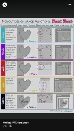 the instructions for how to make heart shapes in adobe and photoshopped with text