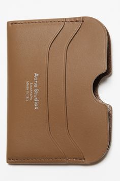 <div>Card holder wallet features a slim construction, crafted from soft leather and detailed with an Acne Studios logo. Complete with card slot compartments on the front and back.</div> Mens Card Wallet, Slim Wallet Men, Studio Cards, Leather Card Holder Wallet, Leather Card Wallet, Leather Card Holder, Slim Wallet, Card Holder Wallet, Nice Leather