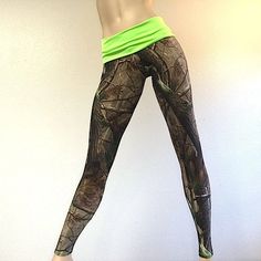 "SXYfitness Hot Yoga Pants HIGH FASHION HIGH PERFORMANCE DESIGNER FITNESS APPAREL CUSTOM HANDCRAFTED IN THE USA STYLE: 7670 \"Fold Over Waist/ High Waist Legging\" These fashionable pants are perfect for bending and stretching with ease during your next work out, or to complete a cute leisure outfit. Look stylish, and feel great! These pants feature a fold over waistband that you can wear as a low rise, or pull them up as a high rise. FABRIC: *High Quality Performance Knit, Lycra, breathable, 4 Camouflage Athleisure Bottoms For Gym, Camouflage Stretch Sporty Activewear, Sporty Stretch Camouflage Activewear, Camouflage Fitted Activewear For Gym, Camouflage Fitted Bottoms For Athleisure, Fitted Green Bottoms For Outdoor Activities, Camouflage Stretch Activewear For Gym, Stretch Camouflage Activewear For Gym, Sporty Camouflage Sports Bottoms