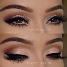 Messy Updos, Wedding Eyes, Maquillage On Fleek, Wedding Makeup For Brown Eyes, Best Wedding Makeup, Cat Eye Makeup