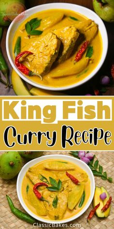 the king fish curry recipe is ready to be eaten