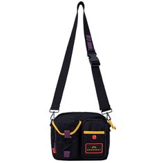 Let's Gear Up And Head Out In The Happy Camper Series Binocular Crossbody Bag From Doughtnut Officials. This Multi-Functional Rave Crossbody Bag Features A Black Color Base On Water-Resistant Material, Removable Front Pockets For Multiple Usage, Exterior Zippered Slip Pocket In The Back, Colorful Hardware, Optional Adjustable Shoulder Strap, Fully Lined Interior With Inner Pocket, And Secure Zipper Closure. #Onebagfitsall Happy Camper Series Binocular Crossbody Bag 7.5"" W X 8.25"" H X 3"" D 420 Hot Pink Handbags, Gg Marmont Mini Bag, Navy Crossbody Bag, Boho Crossbody Bag, Gucci Crossbody Bag, Fanny Bag, Gucci Crossbody, Leather Camera Bag, Burberry Vintage