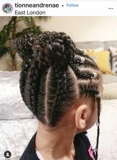 Kid Hairstyles Black Braids, Little Kid Hairstyles Black, Little Kid Hairstyles, Shine And Jam, Quick Curly Hairstyles