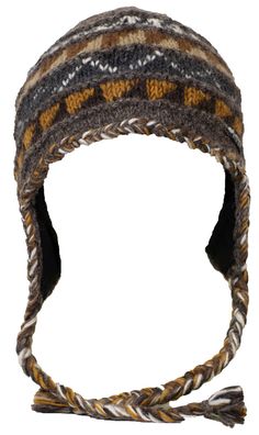 The style that started it all! The iconic Sherpa Earflap is an extremely warm and cozy hat! Hand-made in Nepal, this classic hat is fully lined with fleece for the ultimate in comfort and warmth! Full sized ear flaps will keep ears happy even on the chilliest days, and the tassels can be used for retention or to hang dry after a snowy day. One of our warmest hats, the Sherpa Earflap will make sure your head never gets cold! Like all of our wool products, the Sherpa Earflap is: 100% New Zealand w Adjustable Beanie With Ear Flaps For Outdoor, Winter Outdoor Bonnet With Ear Flaps, Warm Hats With Ear Flaps For Cold Weather, Warm Beanie With Ear Flaps, One Size, Windproof Hats With Ear Flaps For Fall, Warm Bonnet With Ear Flaps For Cold Weather, Warm Fall Hat With Ear Flaps, Warm Bonnet With Ear Flaps, Warm Fall Hats With Ear Flaps