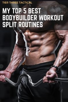 If you’ve done bodybuilding for any length of time, then you’ve no doubt wondered what the best bodybuilder workout split routines are. It can be hard to figure out which program is right for you as the internet is chock full of contradictory opinions. In this article I’m going to cover my top 5 best bodybuilder workout split routines. I’ll also be covering some of the latest research on what makes a muscle building workout program truly effective. Keep reading for more. Best 5 Day Split Workout, Bro Split Workout Plan, Full Body Split Workout Routines, Four Day Workout Split, 5 Day Split Workout Routine For Men, Workout Splits For Men, Workout With Bench, Bodybuilding Split, Bodybuilding Training Program