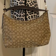 Coach Handbag. Nwot. Beautiful Crossbody With Detachable Strap And Gold Hardware. *See Matching Wallet In My Closet! Bundle The Two And Save! Beige Coach Bag With Detachable Strap, Coach Beige Hobo Bag With Detachable Strap, Coach Beige Satchel Hobo Bag, Coach Hobo Bag With Detachable Strap For Travel, Coach Crossbody Hobo Bag With Detachable Handle, Coach Beige Shoulder Bag For Errands, Coach Brown Hobo Bag For On-the-go, Coach Beige Double Handle Hobo Bag, Coach Beige Hobo Bag With Adjustable Strap