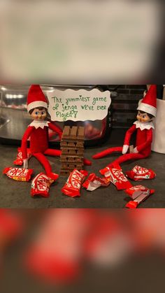 60+ Hilarious, Silly, and Outrageously Funny Elf on the Shelf Ideas Elf Funny, The Floor Is Lava, Make A Snowman, Night Elf, Christmas Candle Decorations