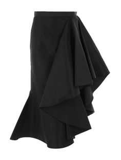 Black Draped Skirt With Asymmetrical Hem For Formal Occasions, Black Asymmetrical Draped Skirt For Formal Occasions, Black Asymmetrical Skirt With Folds, Formal Black Ruched Skirt, Formal Asymmetrical Ruched Skirt, Asymmetrical Ruffled Skirt For Evening, Formal Ruched Asymmetrical Skirt, Asymmetrical Draped Skirt With Ruffles For Evening, Asymmetrical Ruffled Draped Skirt For Evening