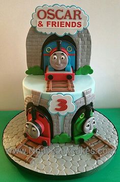 Thomas & Friends, Thomas The Tank Engine Cake Thomas The Tank Cake, Thomas And Friends Cake, Thomas The Tank Engine Cake, Thomas Cake, Tank Cake, Thomas The Train Birthday, Thomas Train Cake, Thomas Cakes, Train Birthday Cake