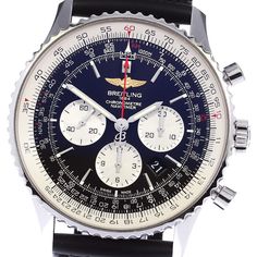 BREITLING Navitimer AB0127 Black / Silver Dial Automatic Men's Watch_796216 Product Details Brand BREITLING Model Navitimer Gender Men's Material Stainless Steel / rubber Dial color Black / Silver Movement Automatic Ref Number AB0127 Serial Number 320**** Functions Date、Chronograph、Small seconds Accessories Outer &、Inner BOX(used)、Guarantee(card)、Operating Instructions Case size About 46mm (1.8inch) (not including the crown) Wrist size About 22.5cm (8.9 inch) Lugs width 24mm(0.9 inch) Frequency 28800 Keeping time ±0 sec/day(measured value) Guarantee information 2017/01/25 State of the wound Glass a few scratch (coating ) Case Light scratch Bezel Light scratch, small wound Belt/Bracelet a Little damage, Stains, 香水(Inside ) Hand No damage Dial Little damage, Stains(index ) Buckle few scratch Value Reference, Mens Watches Black, Breitling Navitimer, Black Watch, Men's Watch, The Crown, Accessories Watches, Chronograph, Black Silver