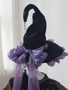 Size Free Size Height 60 Length 55 Width 43 Witch Hat Costume Diy, Kawaii Witch Hat, Witch Hats Costume, Wizard Hat, Gothic Witch, Clothing Reference, Witch Hats, Halloween Witch Hat, Halloween Hats