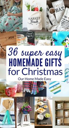 homemade gifts for christmas that are easy to make