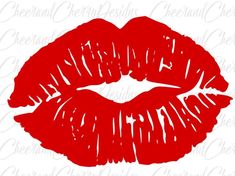 a red lipstick with the word kiss me on it's lips in black ink