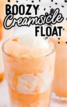 Boozy Creamsicle Float - Spaceships and Laser Beams Vodka Whipped Cream, Creamsicle Float, Boozy Popsicles, Float Recipes, Orange Liquor, Alcohol Beverages, Taco Cups, Ice Cream Drinks