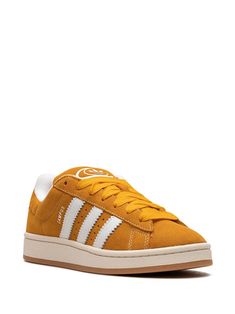 Find ADIDAS Campus 80s Low-top Sneakers on Editorialist. sunflower yellow/white suede signature 3-Stripes logo logo-debossed tongue front lace-up fastening round toe branded insole flat rubber sole These styles are supplied by a premium sneaker marketplace. Stocking only the most sought-after footwear, they source and curate some of the most hard to find sneakers from around the world. Campus 00s Shoes, 00s Shoes, Adidas Campus 80s, Sales Clothes, Adidas Campus 00s, Suitcase Backpack, Campus Style, Bath Robes For Women, Sunflower Yellow