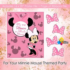 minnie mouse themed birthday party decorations