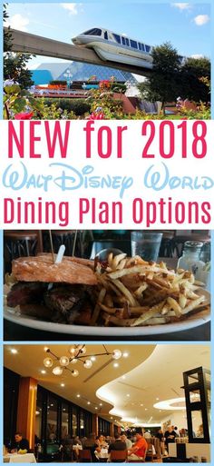 the new disney world dining plan options