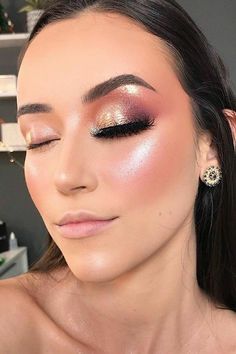 Sombras Maquiagem Pakistani Bridal Makeup, Bridal Makeup Looks, Nude Makeup, Make Beauty, Photo Makeup, Glam Makeup, Eye Makeup Tutorial, Makeup Art