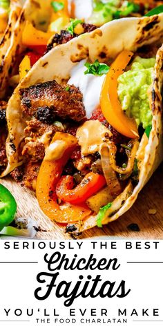 the best chicken fajitas you'll ever make