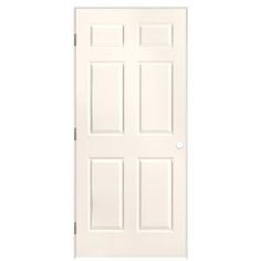 a white door on a white background