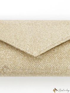 Bird in Bag - Womens Elegant Sequin Envelope Clutch Evening Bag with Chain Strap for Parties and Weddings Envelope Clutch For Wedding Guest, Formal Envelope Clutch, Gold Envelope Clutch For Events, Gold Envelope Clutch As A Gift, Gold Envelope Clutch For Formal Occasions, Gold Envelope Clutch As Gift, Gold Envelope Clutch For Gifts, Gold Envelope Evening Bag, Elegant Gold Envelope Bag