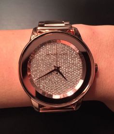 michael kors kinley pave rose gold watch - Google Search Old Watch, Trendy Jewellery, Mk Bags, Diy Schmuck, Women's Watch