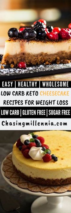 Low carb desserts have come a long way, especially these low carb cheesecakes that I've listed here. The keto friendly cheesecakes listed here are sugar free, easy, use stevia, gluten free, and are most importantly, wholesome.   You'll find chocolate cheesecakes, new york style cheesecakes, peanut butter cheesecakes and many more.   I'd like to term these chessecake recipes as the best keto desserts that you will every stumble upon.   #ketofriendly  #ketofam  #foodforfoodies