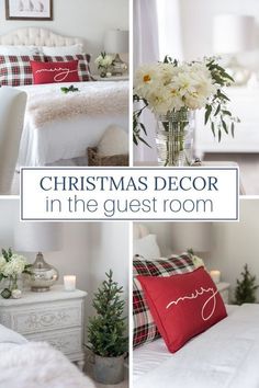 Decorating Bedroom For Christmas, Guest Bedroom Christmas