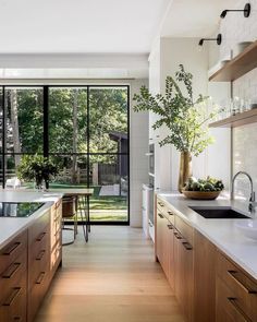 the kitchen is clean and ready for us to use in the day time as well