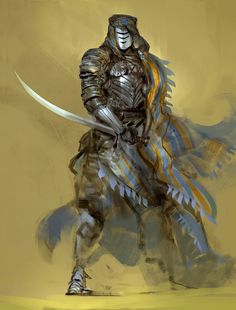 Knight Sketches and Illustrations by Kekai Kotaki | Concept Art World Art Characters, Fantasy Concept Art