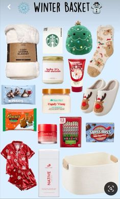 christmas gift guide for the winter basket