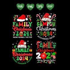 the family christmas svg bundle